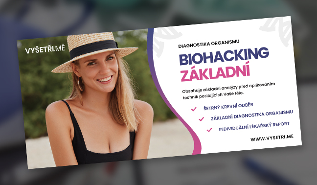 Základní biohacking vyšetření s lékařským reportem
