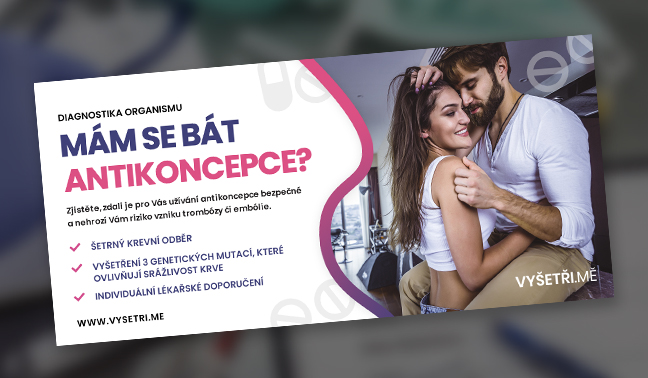 Mám se bát antikoncepce? Vyšetření 3 genetických mutací