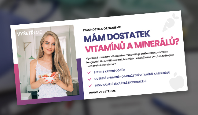 Jak vyvážit svou stravu? Vyšetření vitamínů a minerálů
