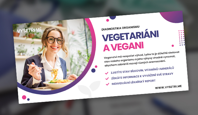 Jsem zdravý vegan?Vyšetření pro vegany a vegetariány